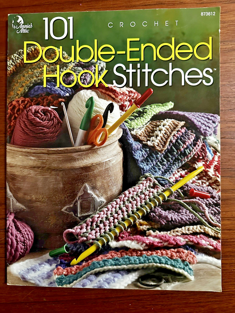 Annies Attic 101 Double Ended Hook Stitches Crochet Pattern Book